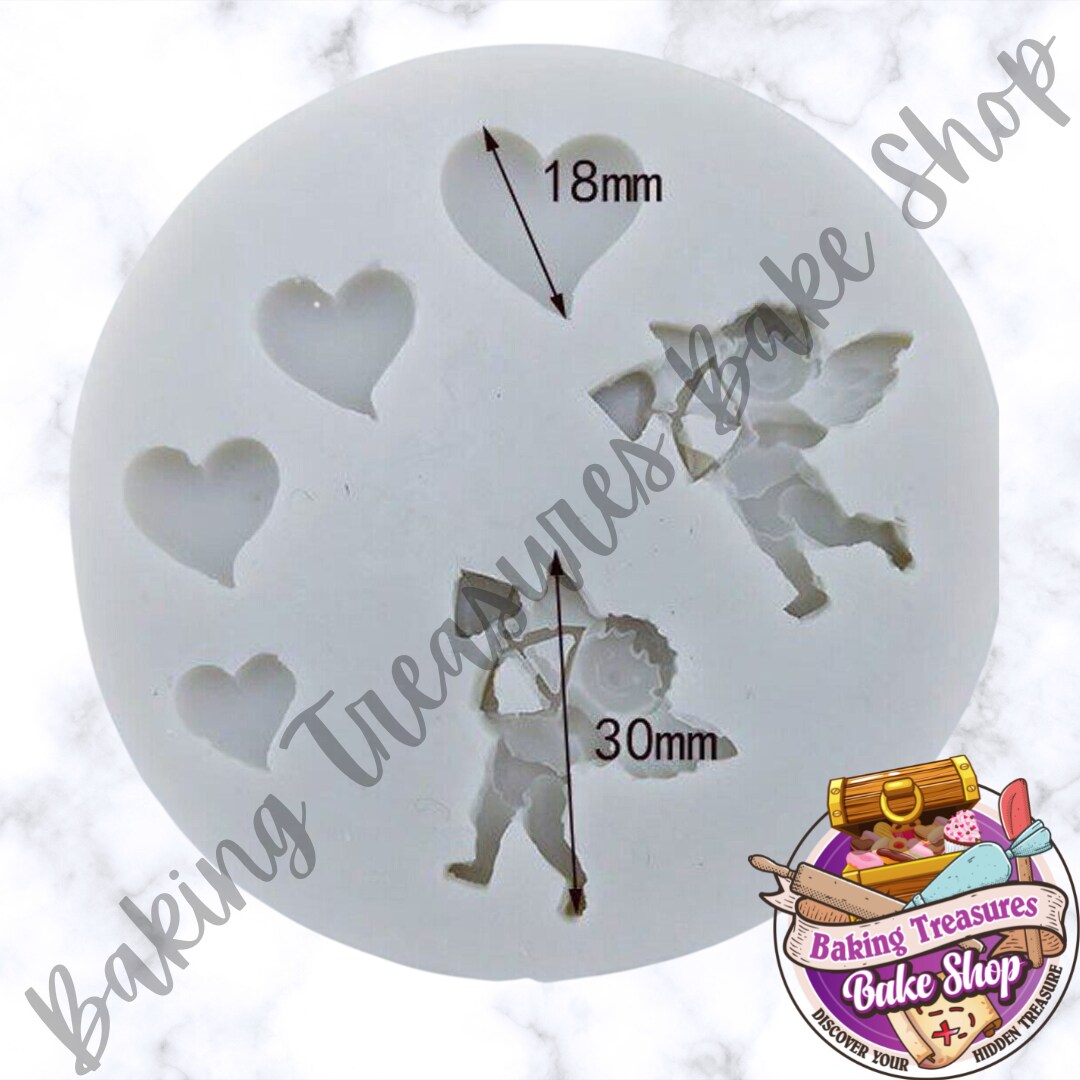 Cupid &#x26; Hearts Silicone Molds