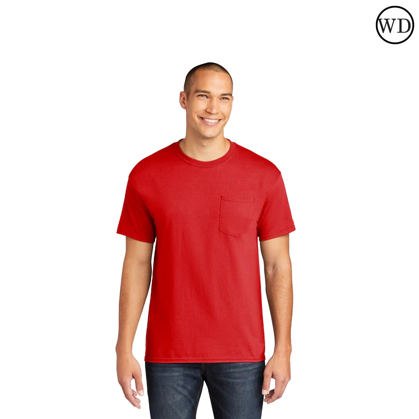 Gildan Heavy Cotton Pocket T-Shirt, Small Business DIY T-Shirt