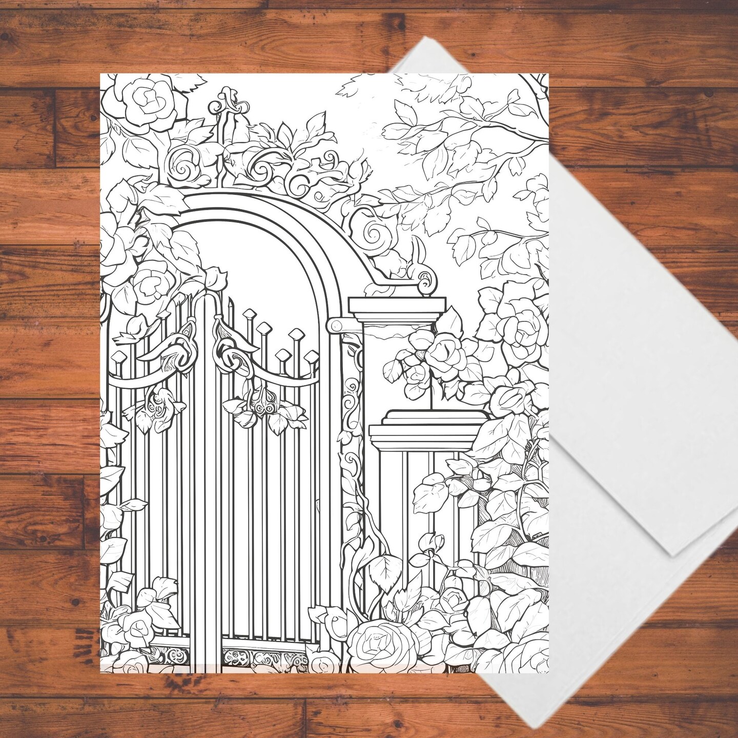 20 Free Printable Garden Coloring Pages for Kids - Prudent Penny Pincher, image size:1080x1080