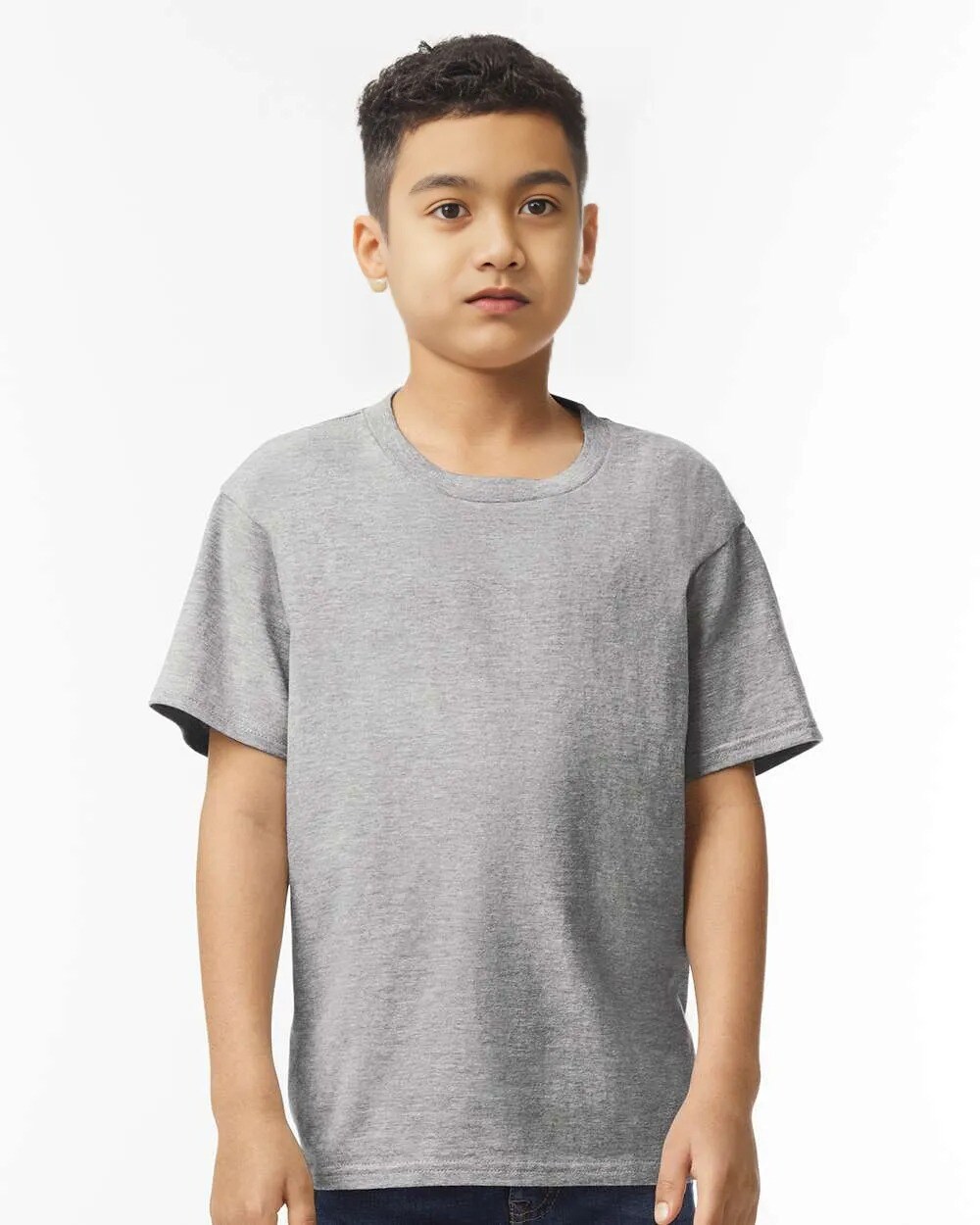 Gildan Youth Softstyle Crewneck Short Sleeve T-Shirt for Casual Wear & Custom Printing Cotton Tee