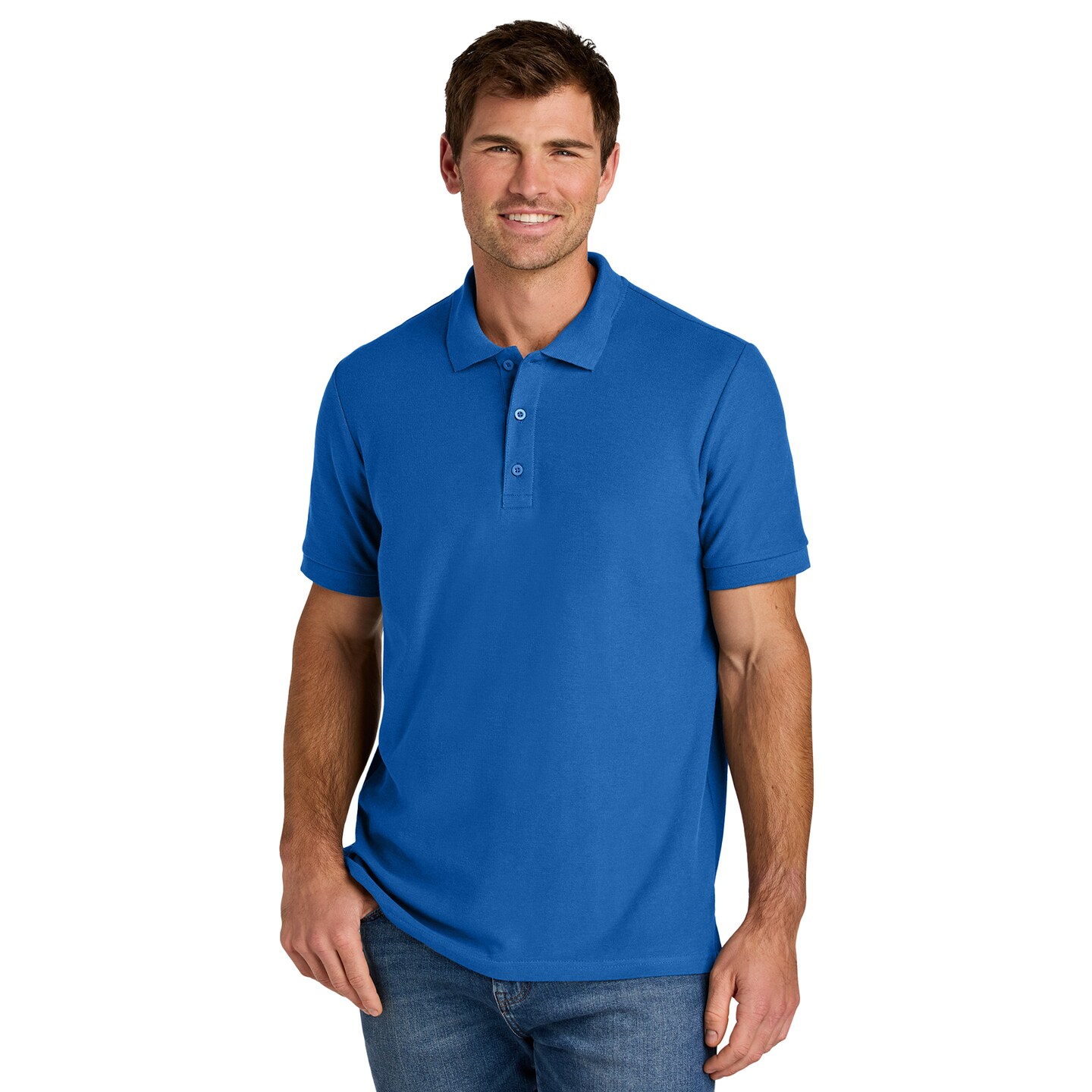 Gildan Hammer Pique Polo T-Shirt, Pure Cotton Short Sleeve Assorted Color Men's Tee