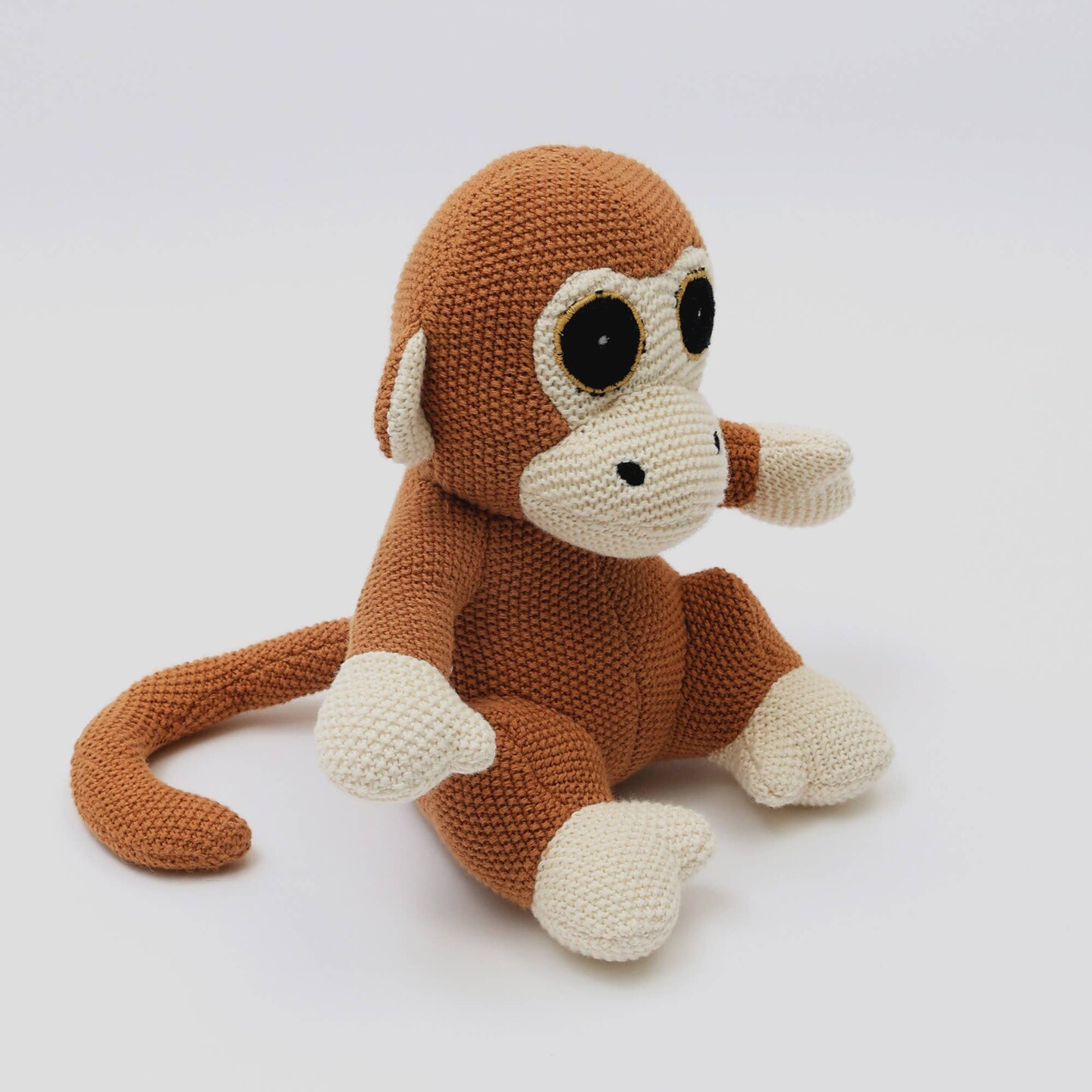 100% Handmade Cotton knitted Soft Monkey Plush Toy/Soft Toys