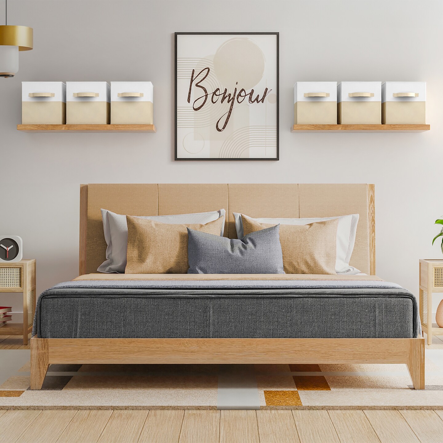 Sorbus Foldable Storage Bins &#x2013; 6-Pack Fabric Storage Cubes, 11-Inch Cube Organizer Bins for Closet, Shelves, and Cubby Storage &#x2013; Collapsible Cloth Storage Baskets for Home Organization