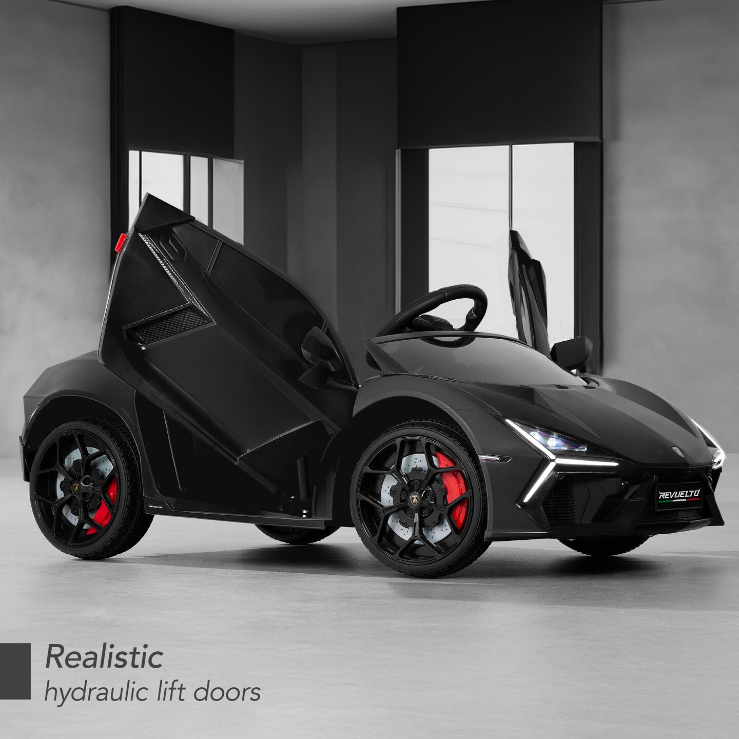 Best Choice Products Kids 12V Ride-On Car Officially Licensed Lamborghini Revuelto w/ Remote, LED Lights
