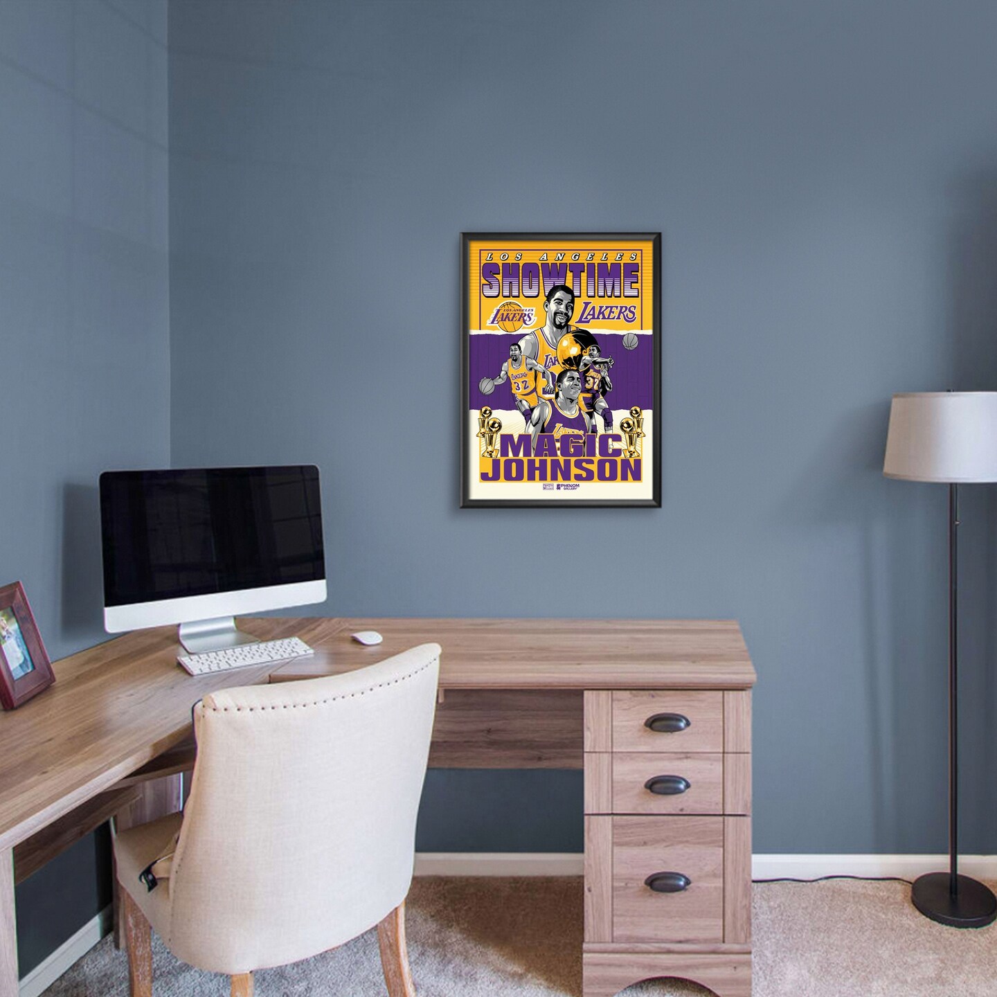 Phenom Gallery Los Angeles Lakers "Showtime" Magic Johnson Serigraph Print