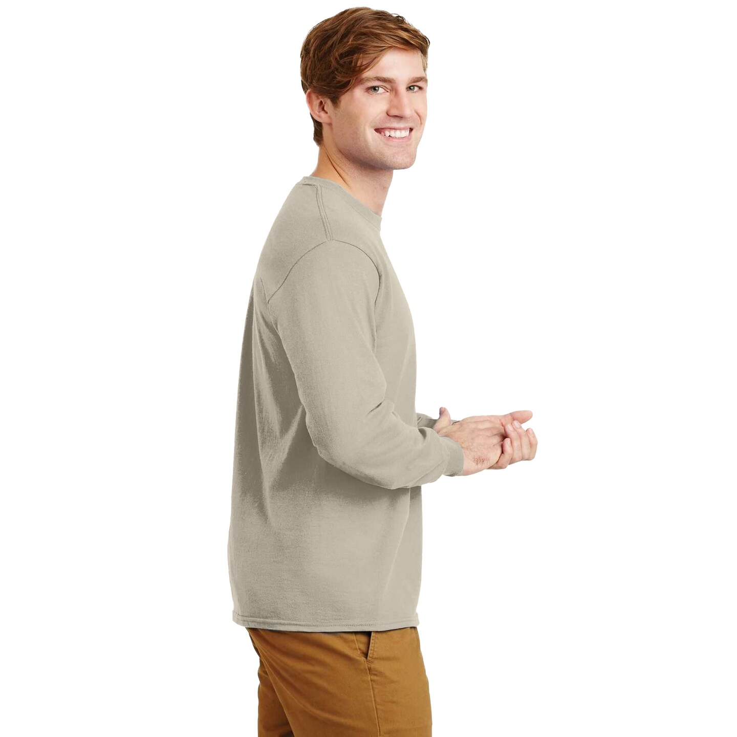 Gildan Ultra Cotton Long Sleeve T-Shirt, Men&#x27;s Adult T-Shirt