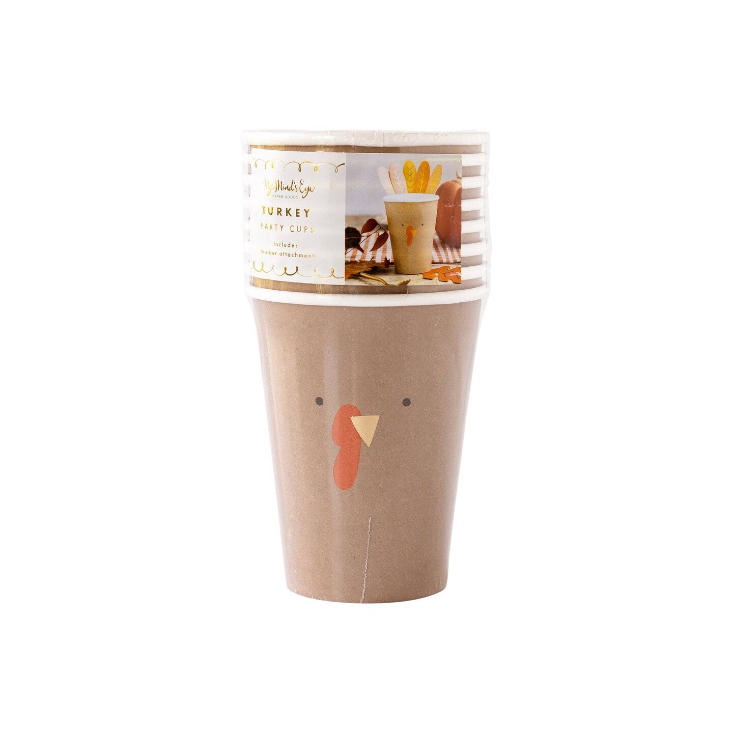 THANKSGIVING TURKEY PAPER CUPS