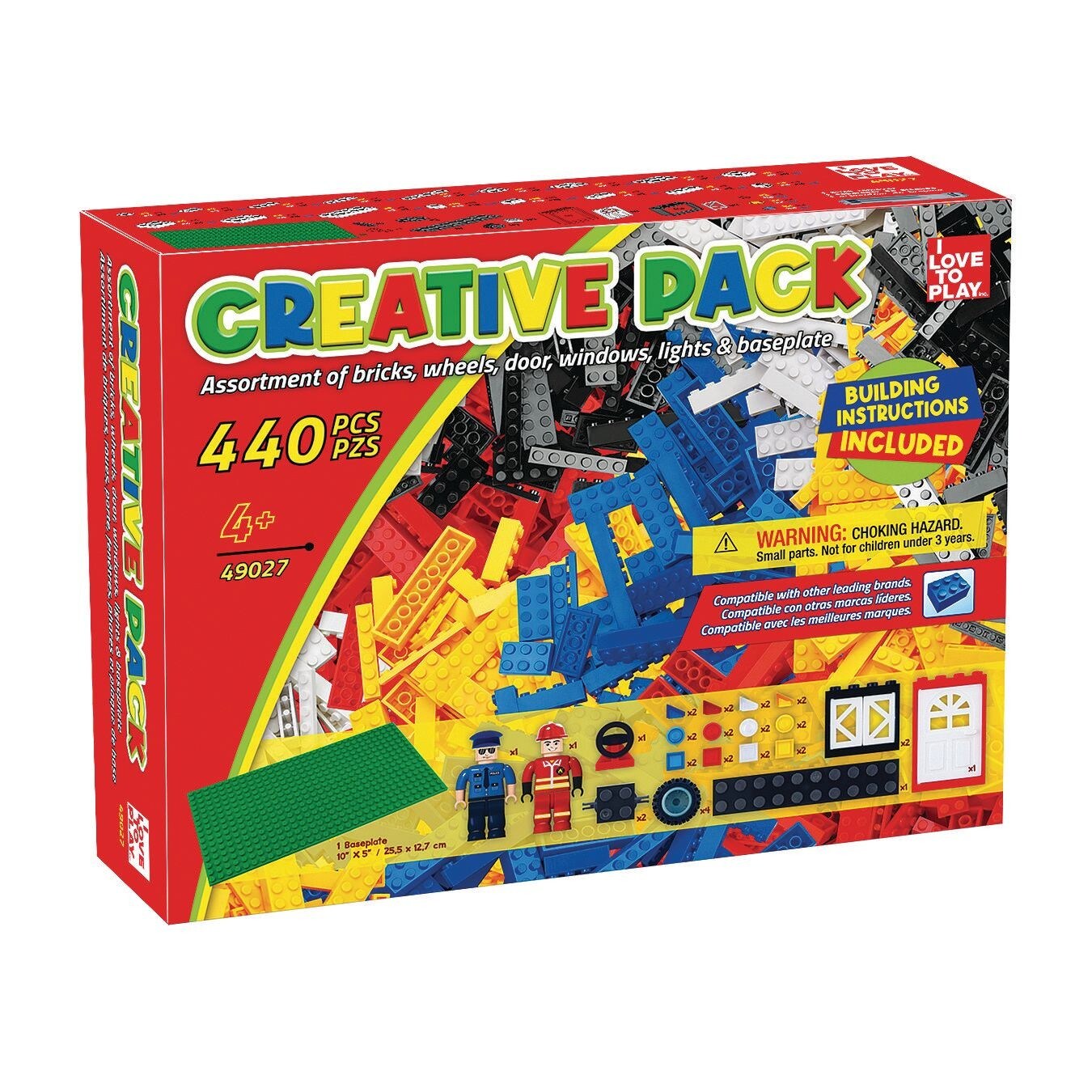 I Love to Play&#x2122; Building Bricks Creative Pack (Set of 440)