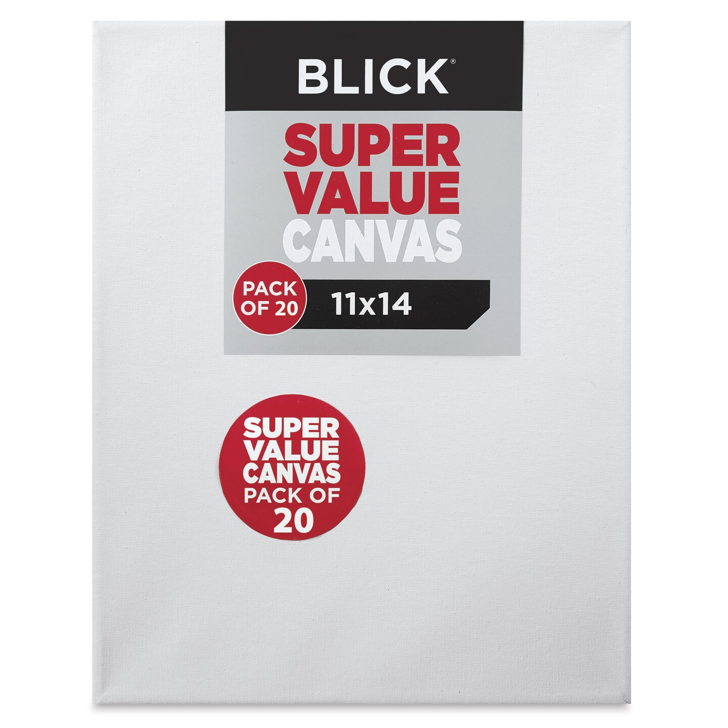 Blick Super Value Canvas Pack - 11&#x22; x 14&#x22;, Pkg of 20