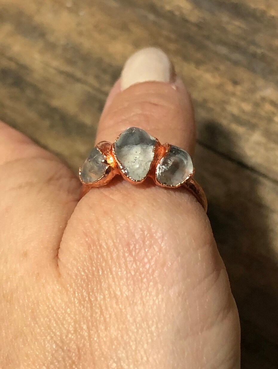 Smokey Quartz Copper Electroformed Ring | MakerPlace by Michaels