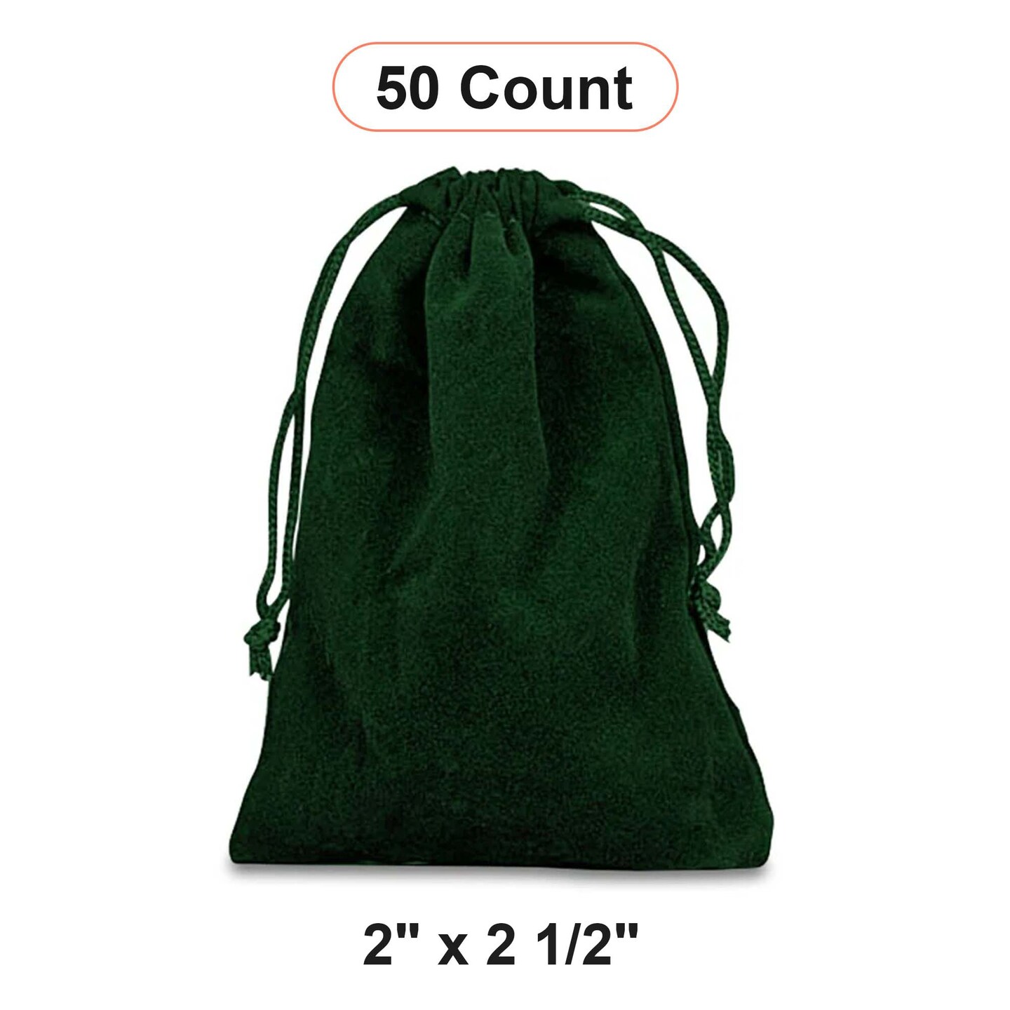 Velour Gift Bags 2&#x22; x 2 1/2&#x22; Soft Velvet