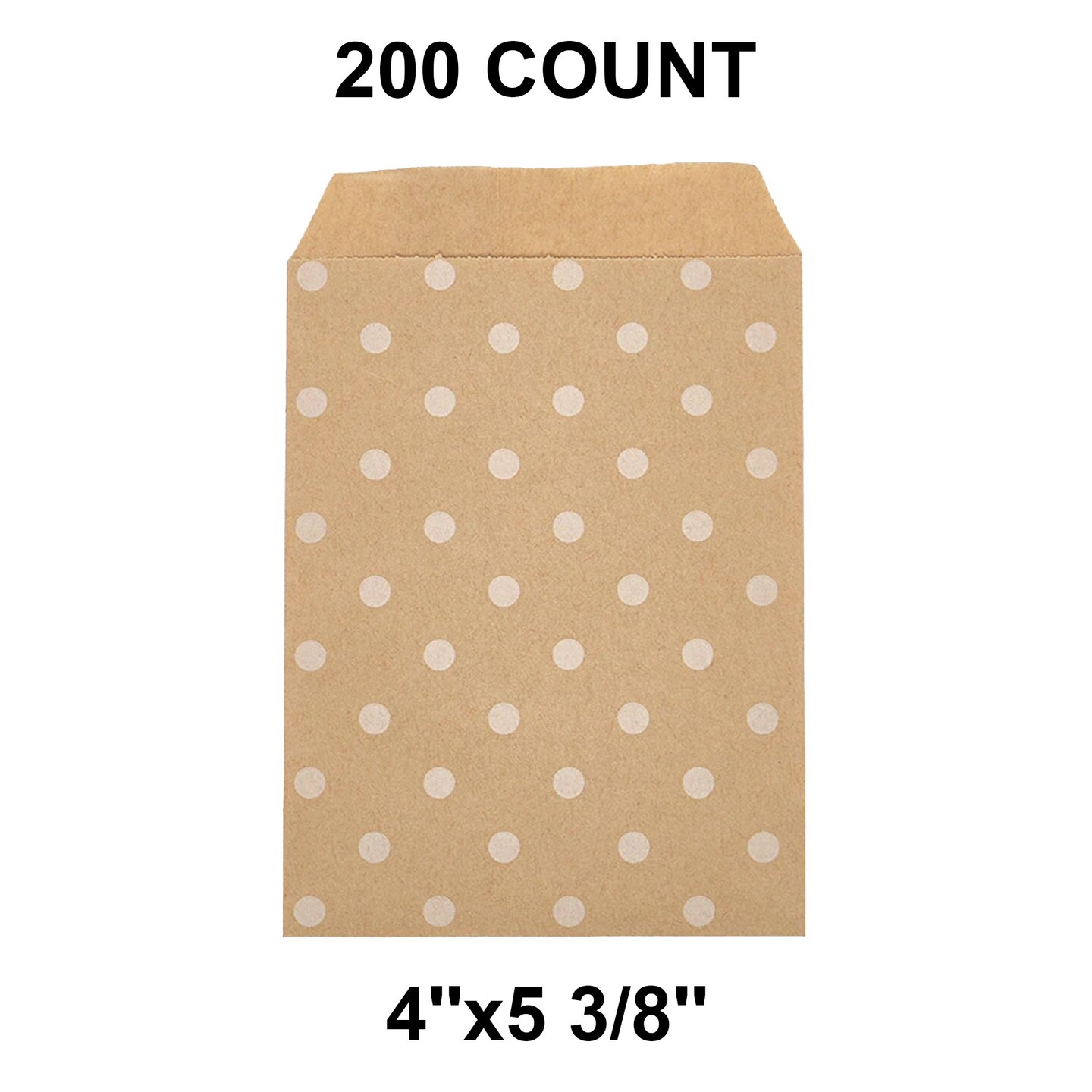 Versatile White Paper Merchandise Bags 4&#x22; x 5 3/8&#x22;