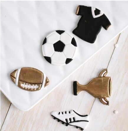 Football &#x26; Soccer Tappits fondant cutter
