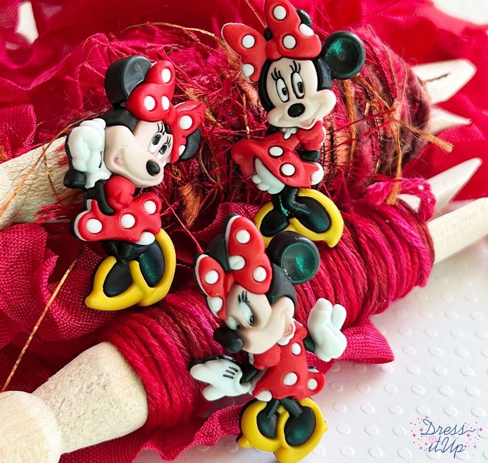 Dress It Up Button Shop Disney Minnie Mouse