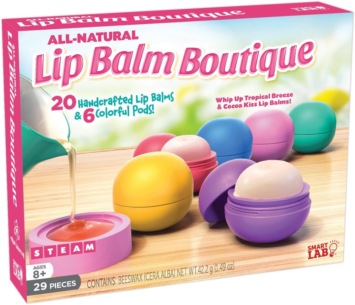 SmartLab Toys All-Natural Lip Balm Boutique Multicolor, 11