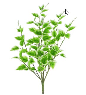 21&#x27;&#x27; Artificial Variegated Vinca Bush - Lifelike Greenery for Decor-13461VAGN