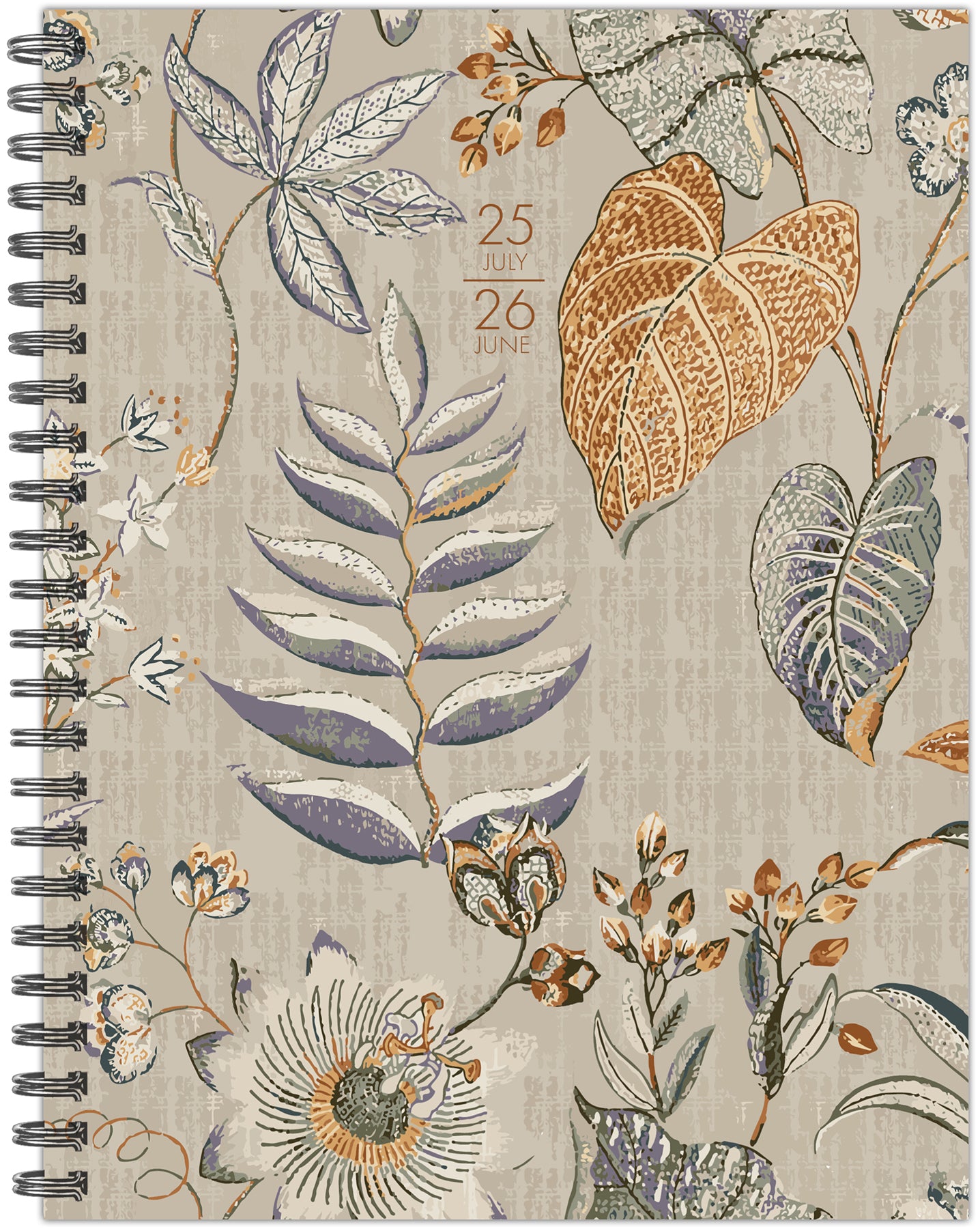 Organic TapestryAcademic July 2025 - June 2026 6.5&#x22; x 8.5&#x22; Weekly Softcover Planner