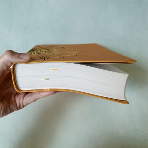 PERSONALIZED CSB Women's Bible - Marigold Yellow - Giant Sunflower
