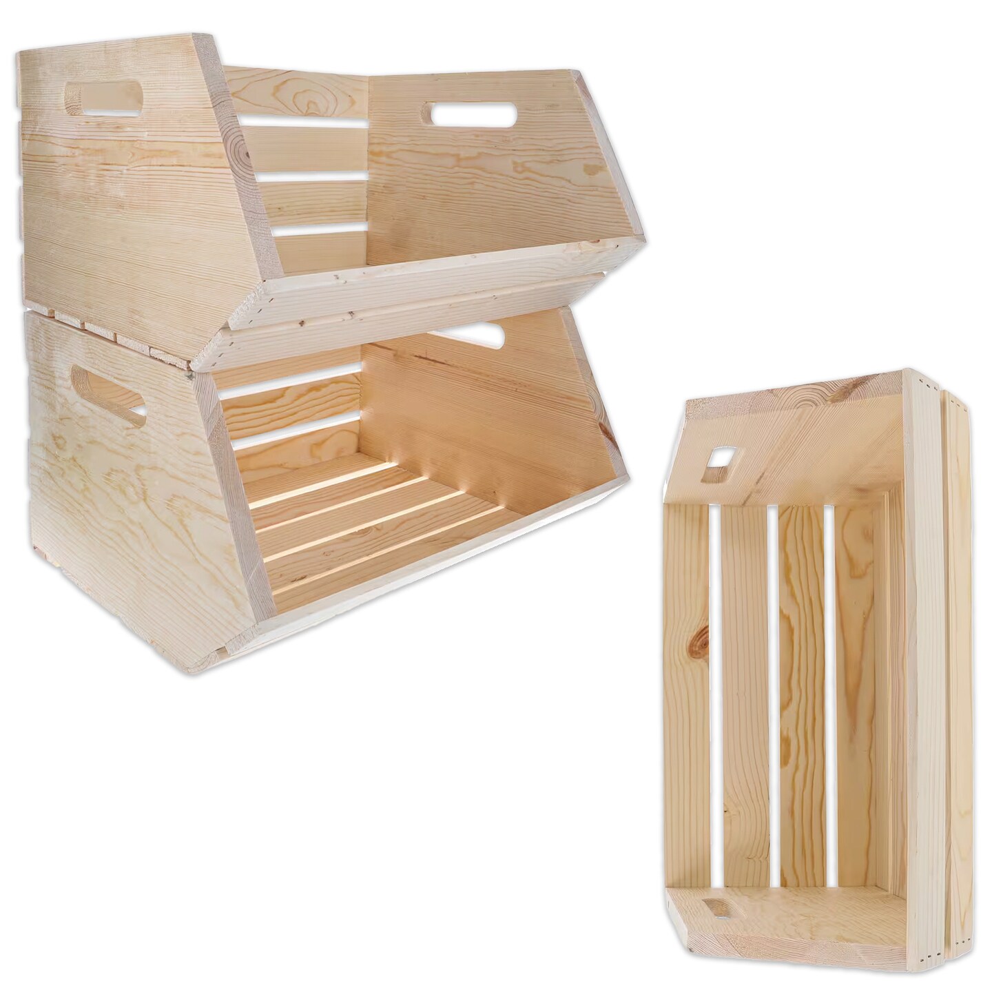 Wilson Large Pine Wood Crate