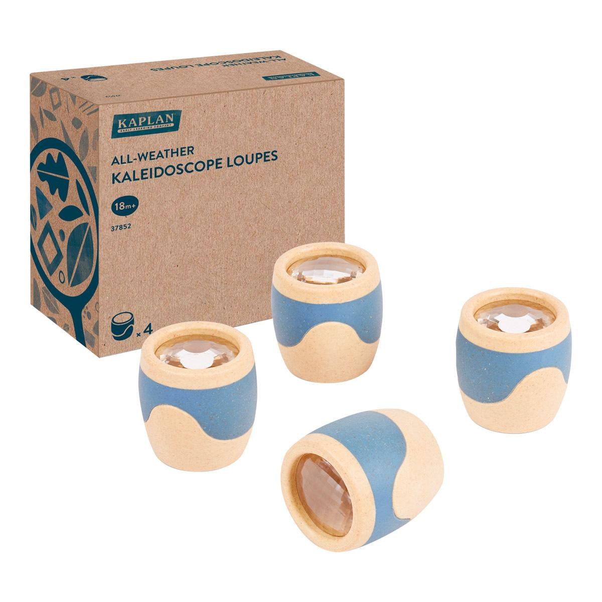 Kaplan Early Learning Company All-Weather Kaleidoscope Loupes - Set of 4