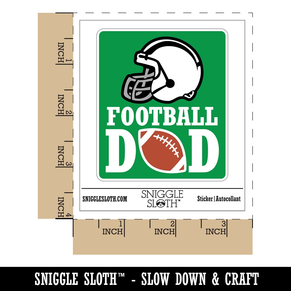 Football Dad Helmet Waterproof Vinyl Phone Tablet Laptop Water Bottle Sticker Set - 5 Pack, Size: 5.0" | Michaels Football Dad Helmet Waterproof Vinyl Phone Tablet Laptop Water Bottle Sticker Set - 5 Pack, Size: 5.0" | Michaels