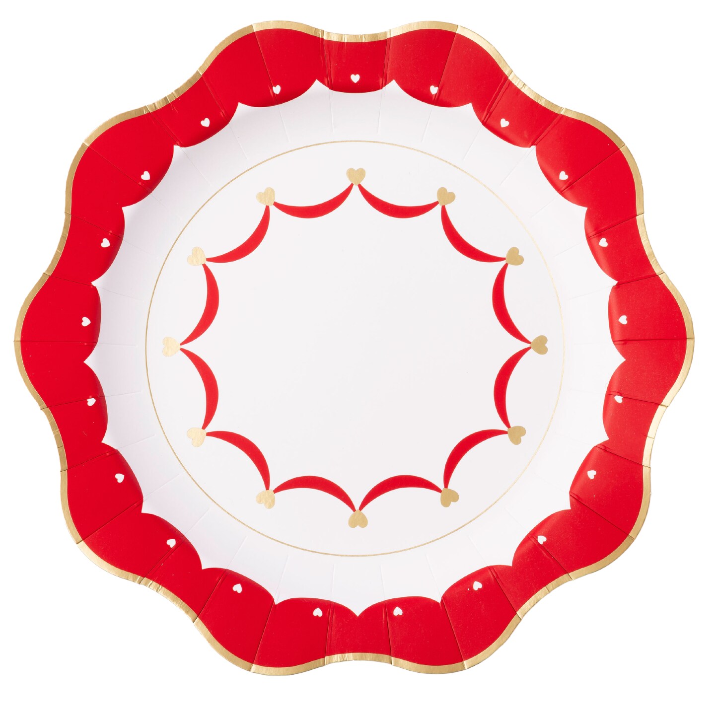ELEGANT VALENTINE DINNER PLATES