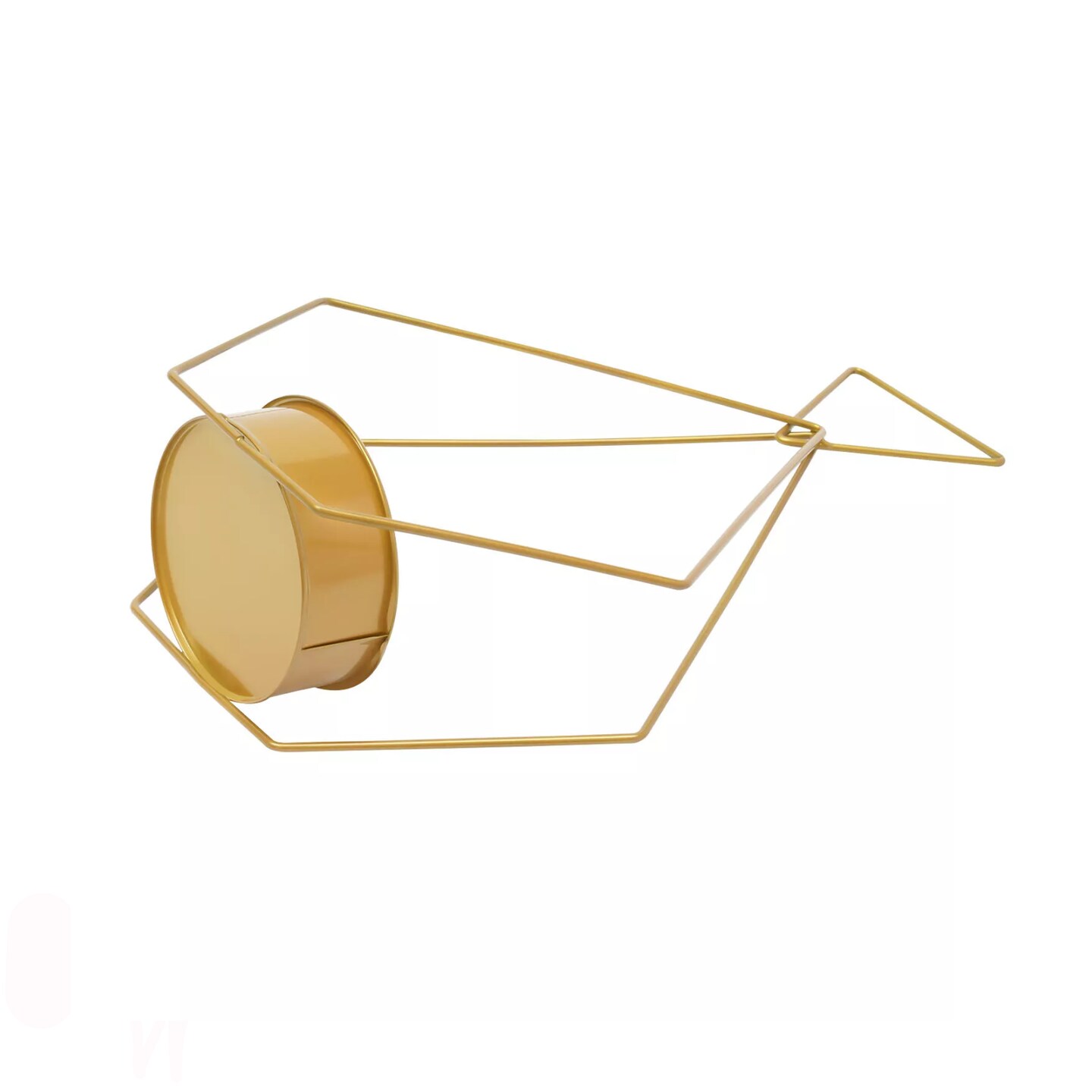 Kitcheniva 10 Pcs Geometric Metal Flower Stands Golden Vases Centerpieces Wedding Party Decor