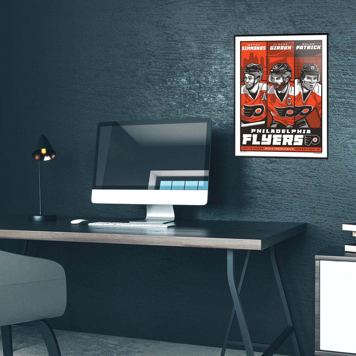 Phenom Gallery Philadelphia Flyers 17-18 Season Limited Edition Deluxe Framed Serigraph Print