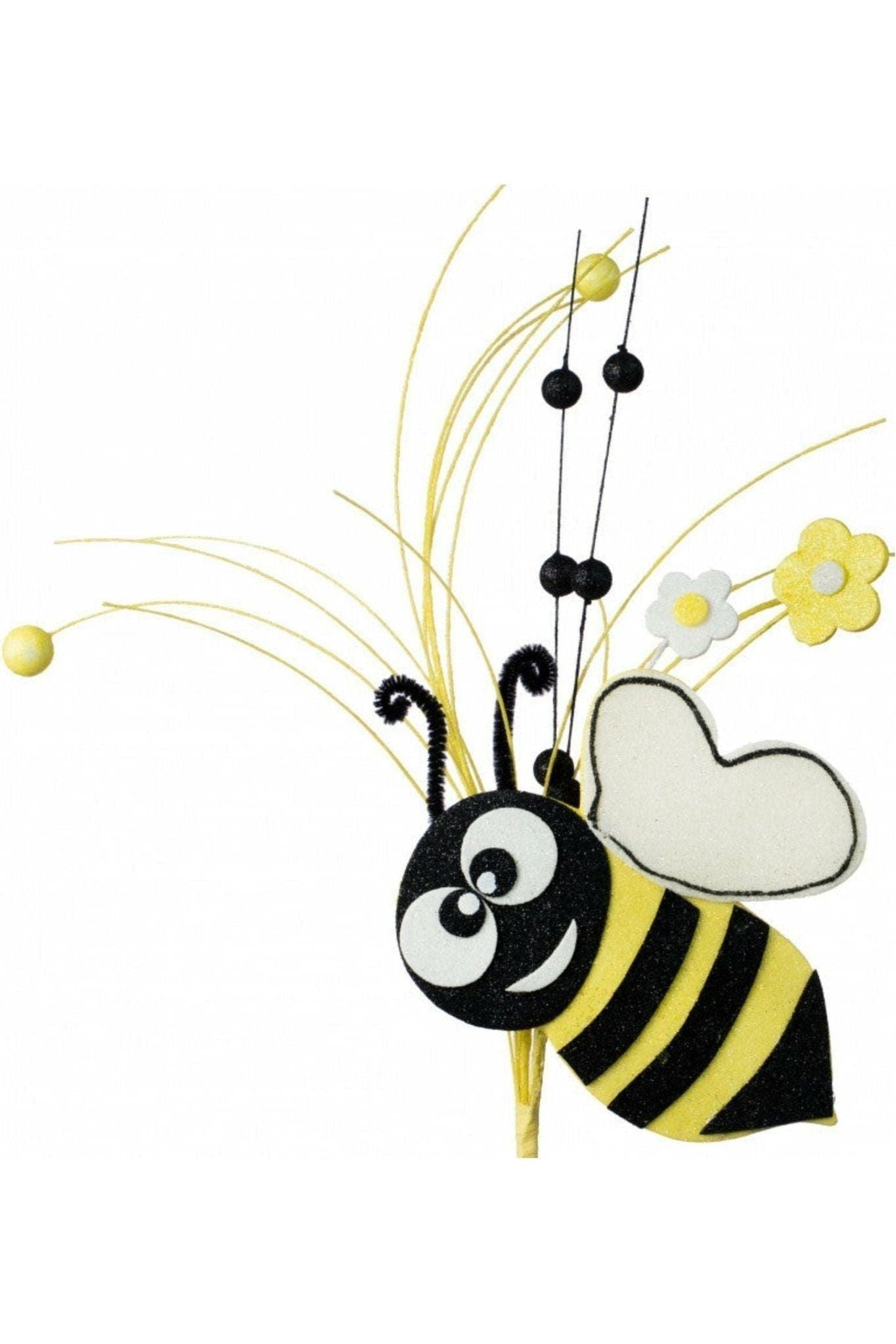 18&#x22; Bumble Bee Daisy Pick
