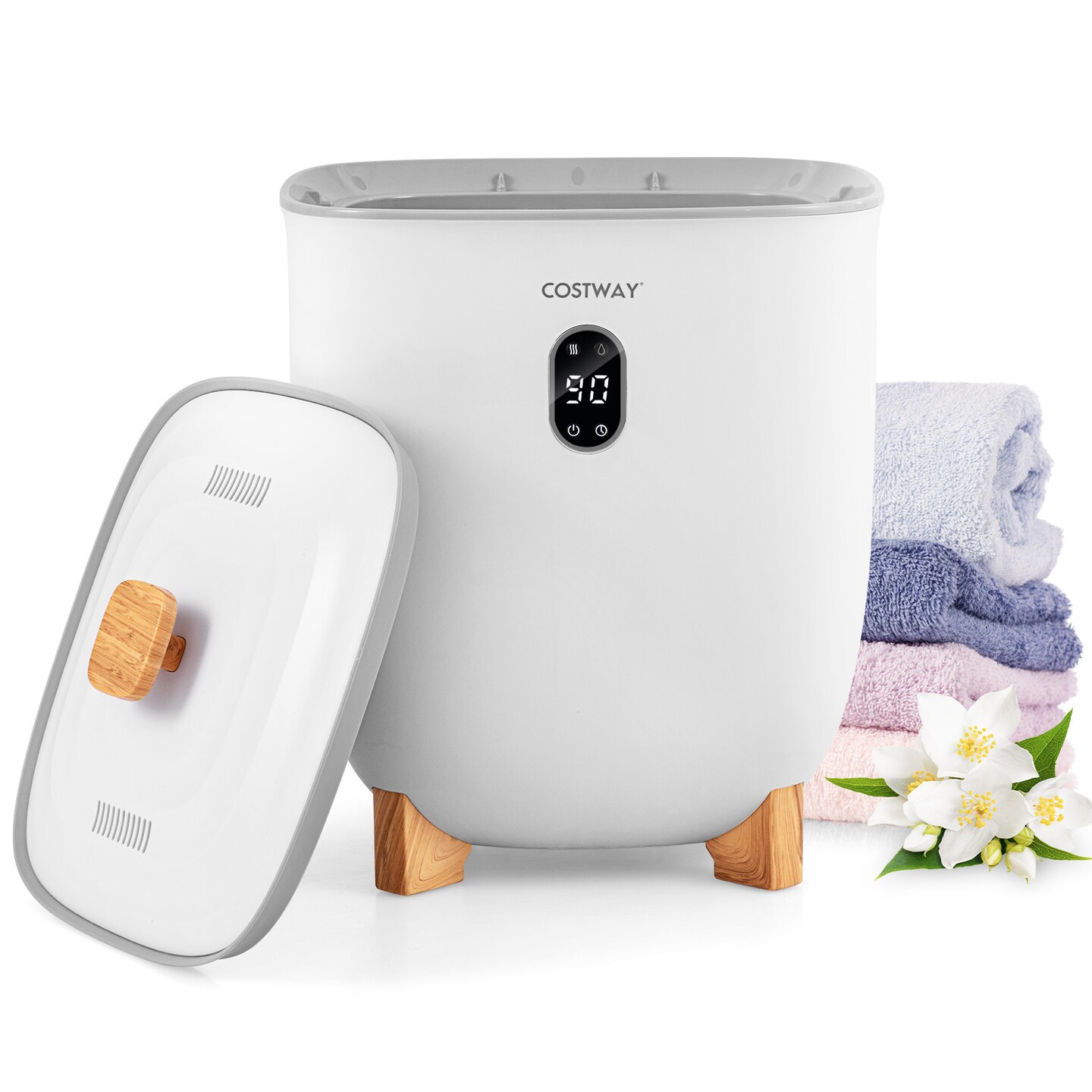 20L Towel Warmer and Dryer with Aromatherapy and Timer Control