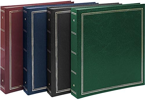 Library Collection 400-Pocket 4x6 Photo Album, 80 Pages, Blue