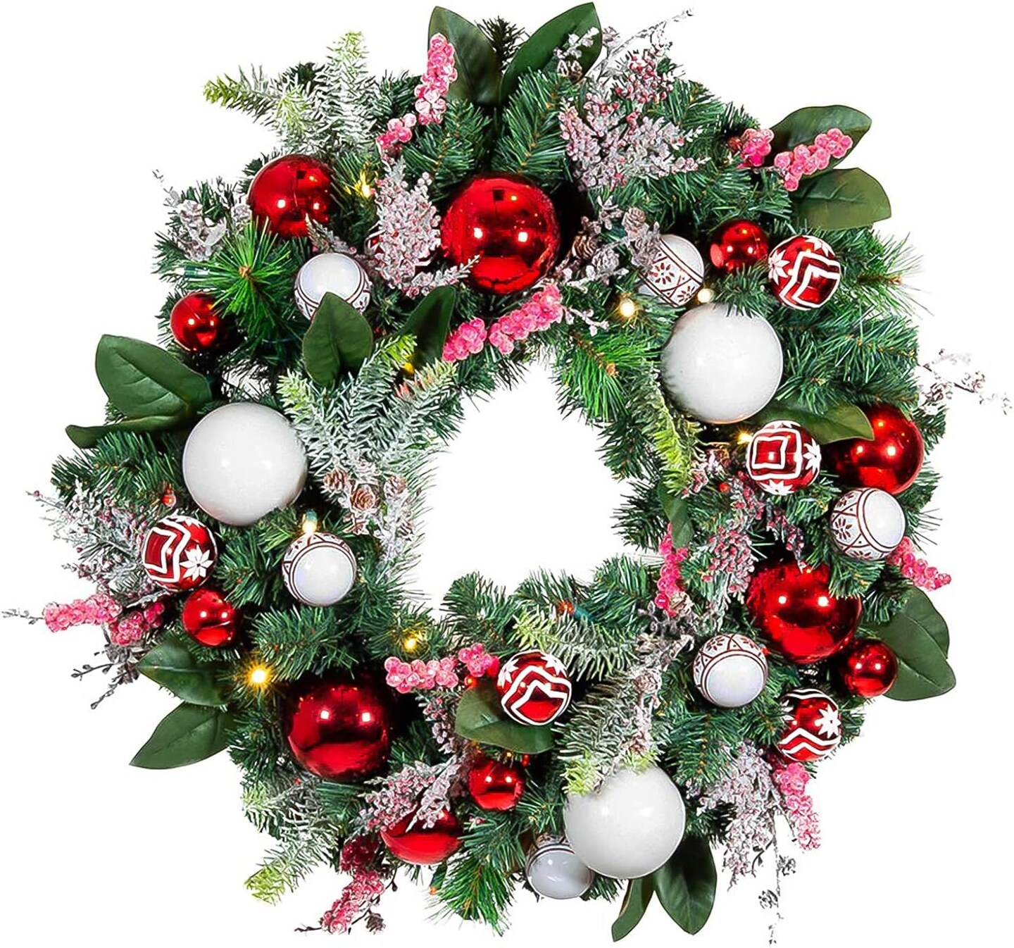 25 Pack 10 Inch Round Metal Wreath Frame Ring, DIY Floral Wire Wreath Form for Wedding Party, Green