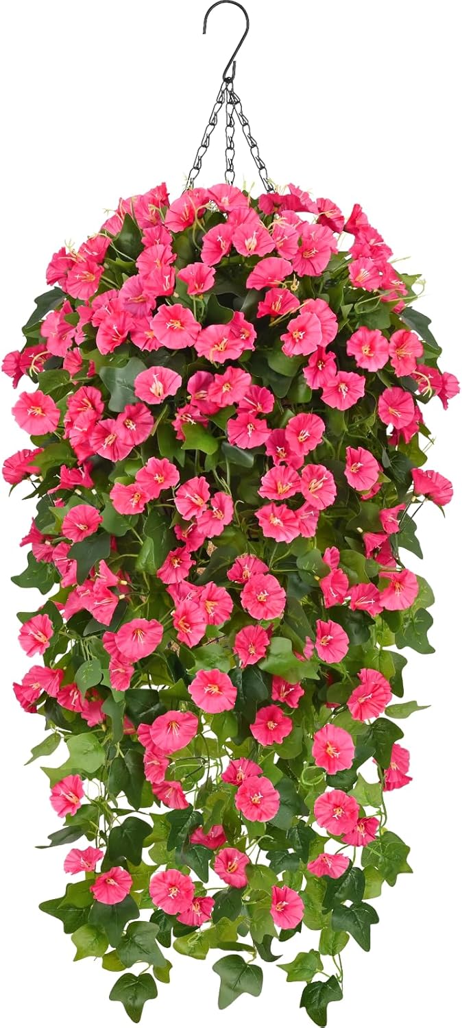 Artificial Fake Hanging Plants Flowers for Outdoors