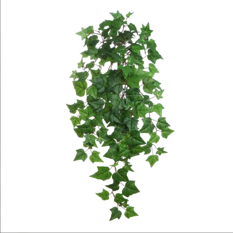 English Ivy Bush w/ 157 Silk Leaves - 33&#x22; Long - 4 PACK