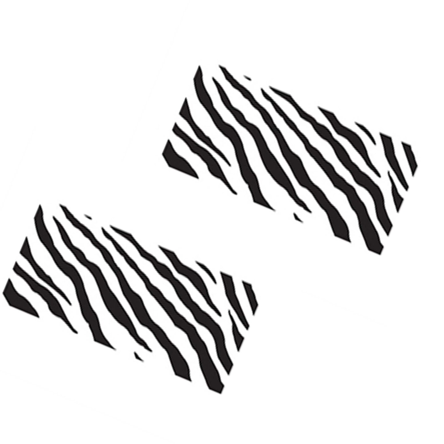 Large Zebra Stripe Favor Bags 20 Pack