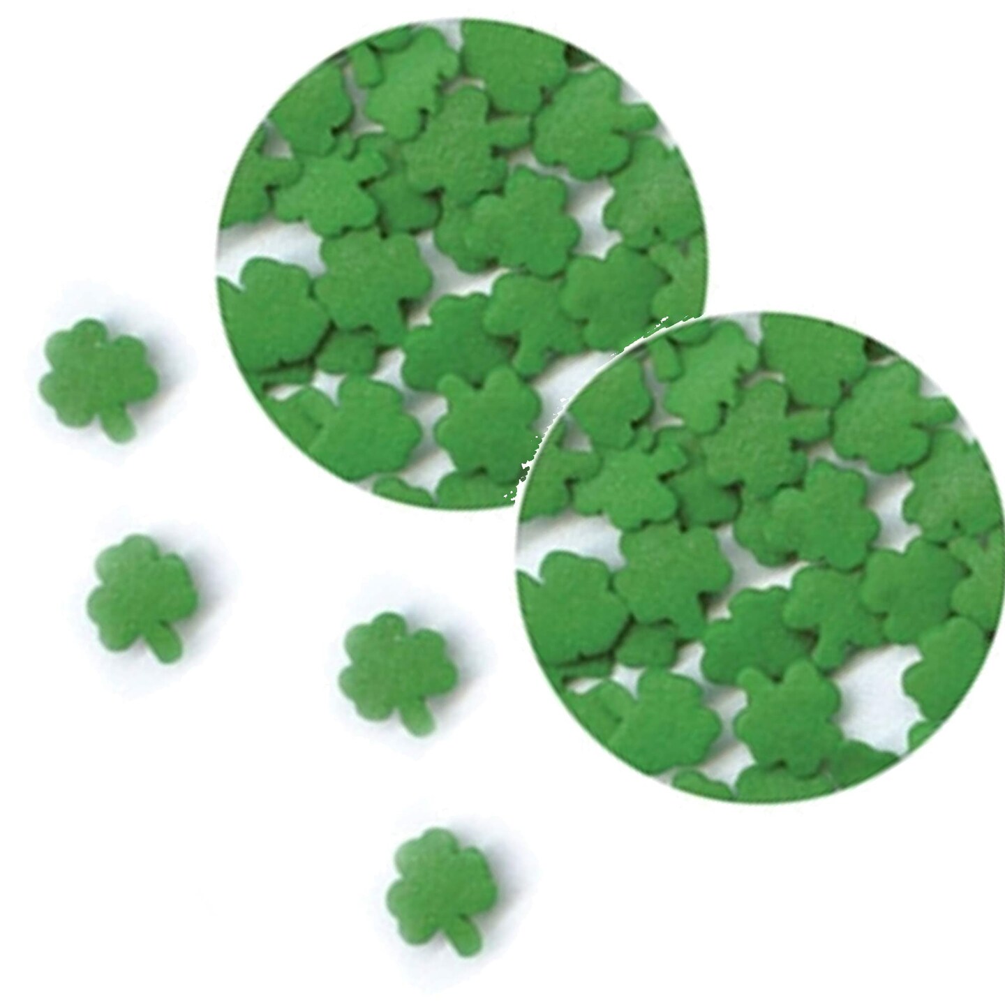 Shamrocks Shapes Confetti 5 Pound Box