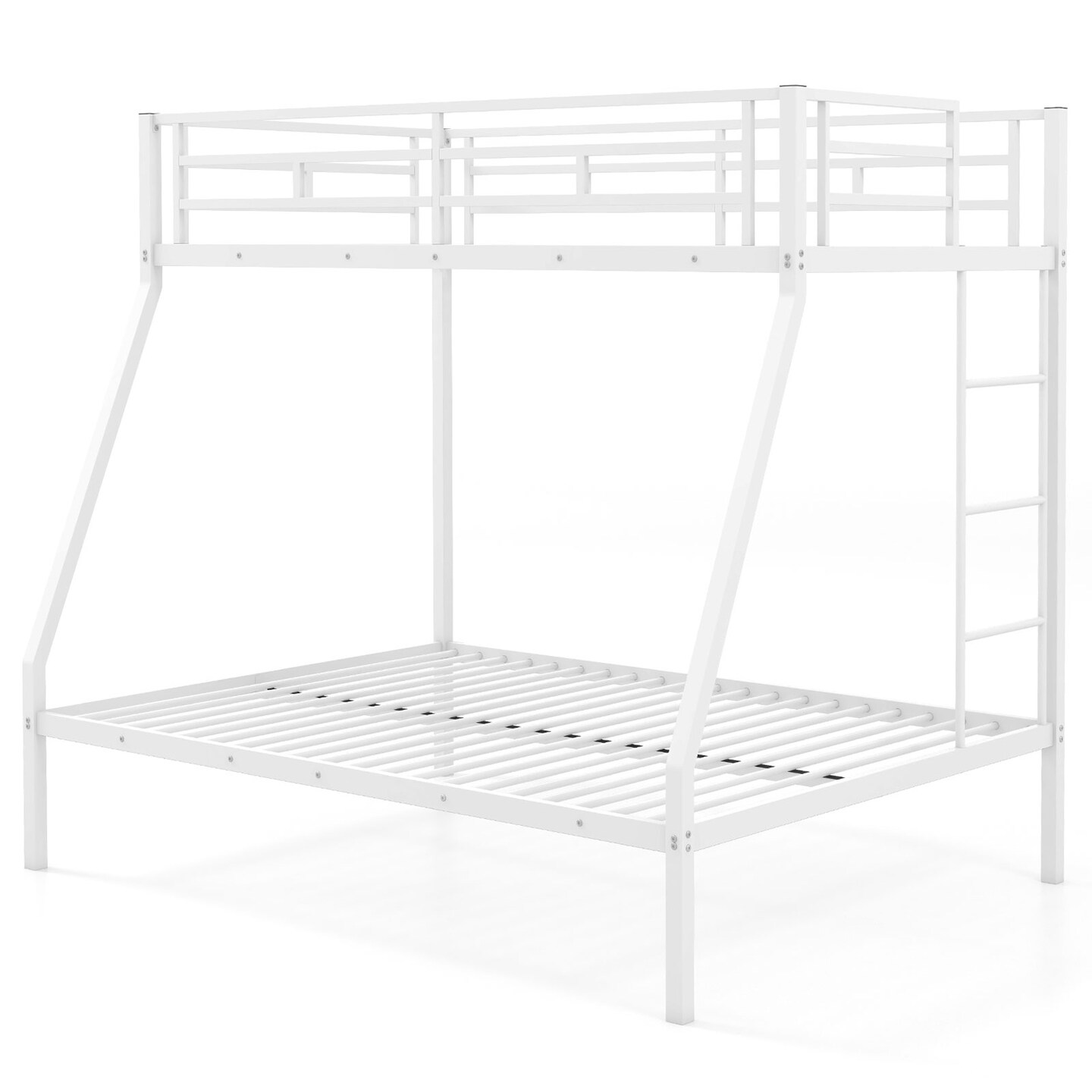 Metal Slatted Bed Frame for Teens Adults Noise-Free No Box Spring Required