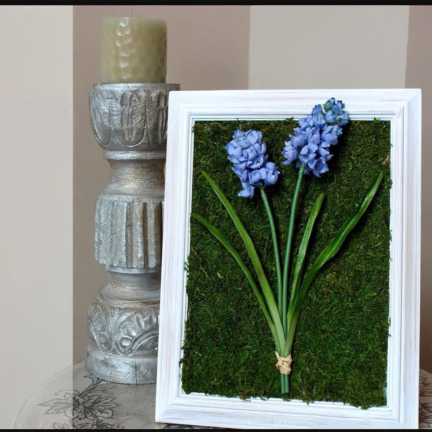Moss Table Runner - Dried Moss for Crafts &#x26; Decoration