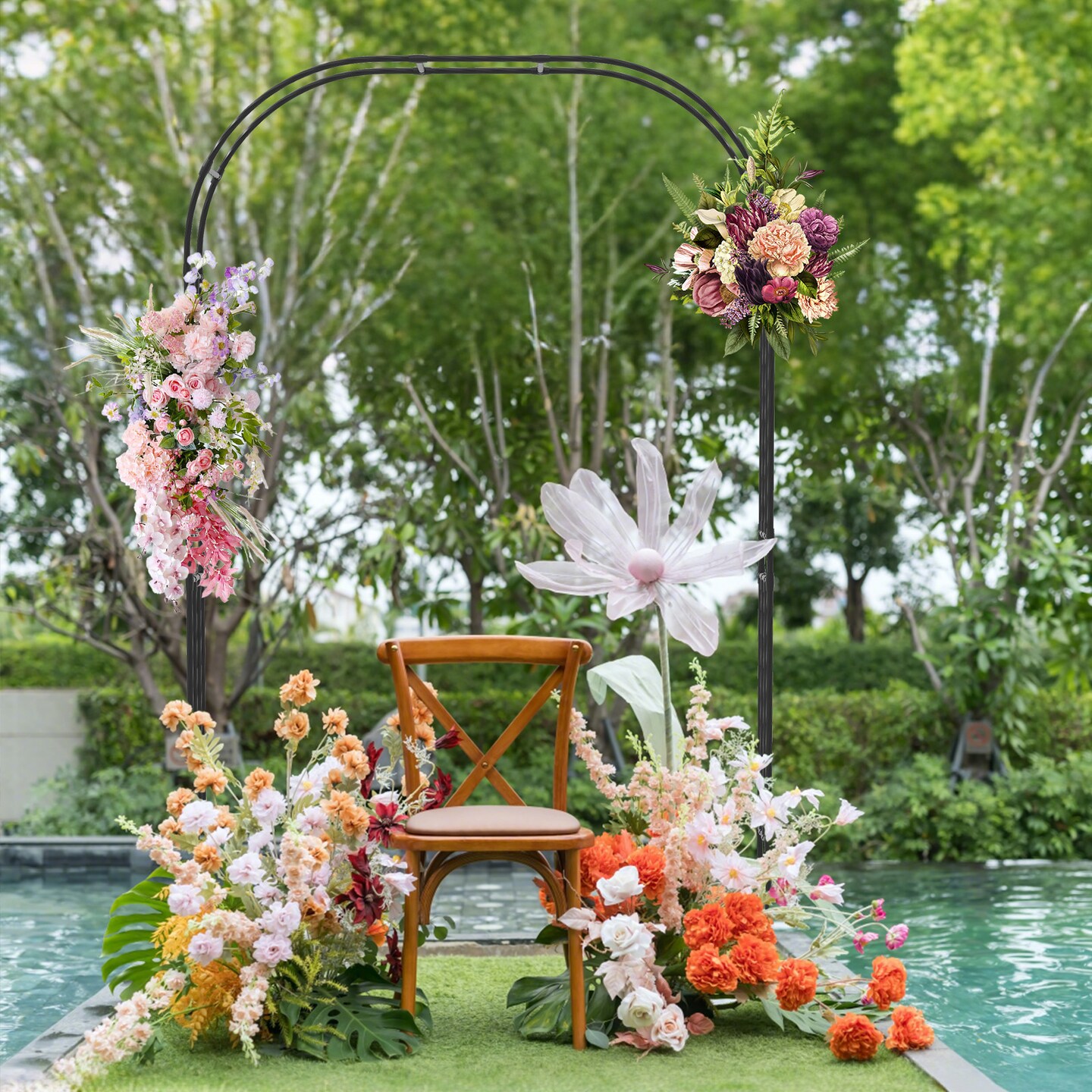 Garden Arch Trellis for Climbing Plants and Decorative Pergola