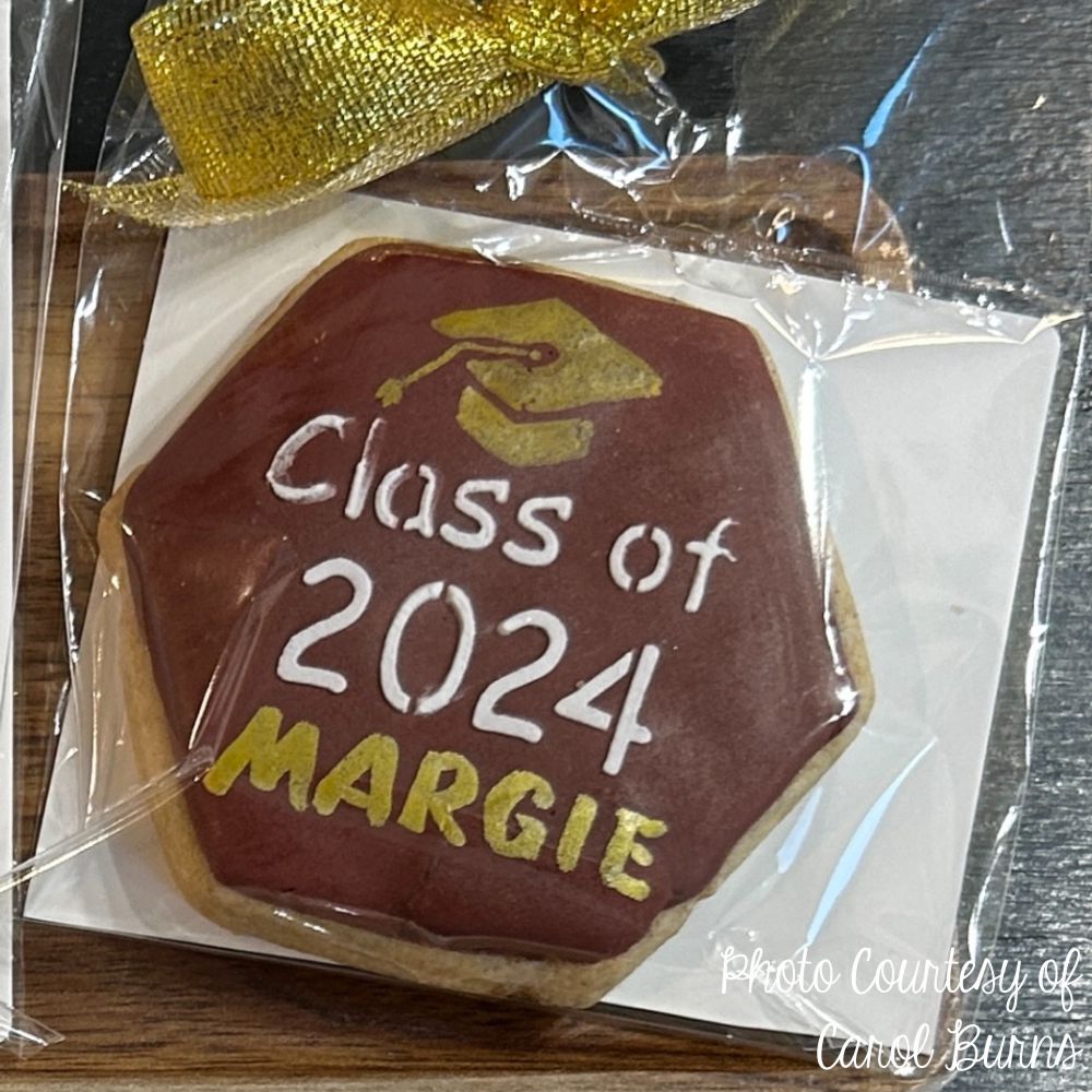 Graduate Cookie Stencils | C207-25 by Designer Stencils | Cookie Decorating Tools | Baking Stencils for Royal Icing, Airbrush, Dusting Powder | Reusable Plastic Food Grade Stencil for Cookies | Easy to Use &#x26; Clean Cookie Stencil