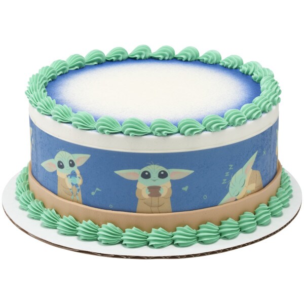 STAR WARS&#x2122; The Mandalorian Grogu Edible Cake Topper Image Strips