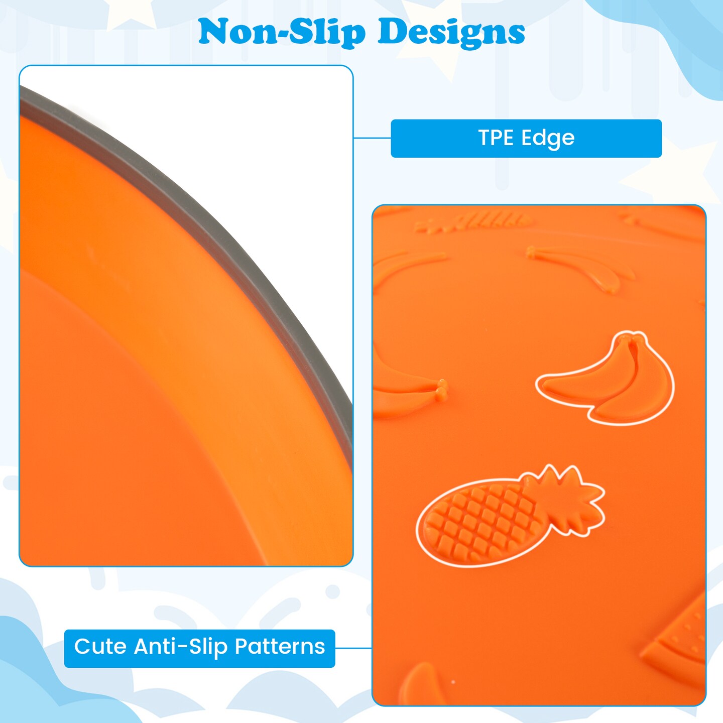 5 Pieces Kids Stepping Stones Stackable Round River Stone Indoor Outdoor-Multicolor
