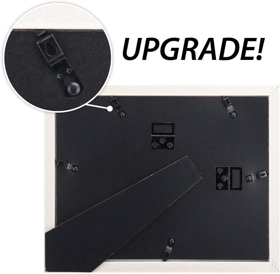 Document Diploma Picture Frames 8.5x11,Brown Wood Grain,4 Pack