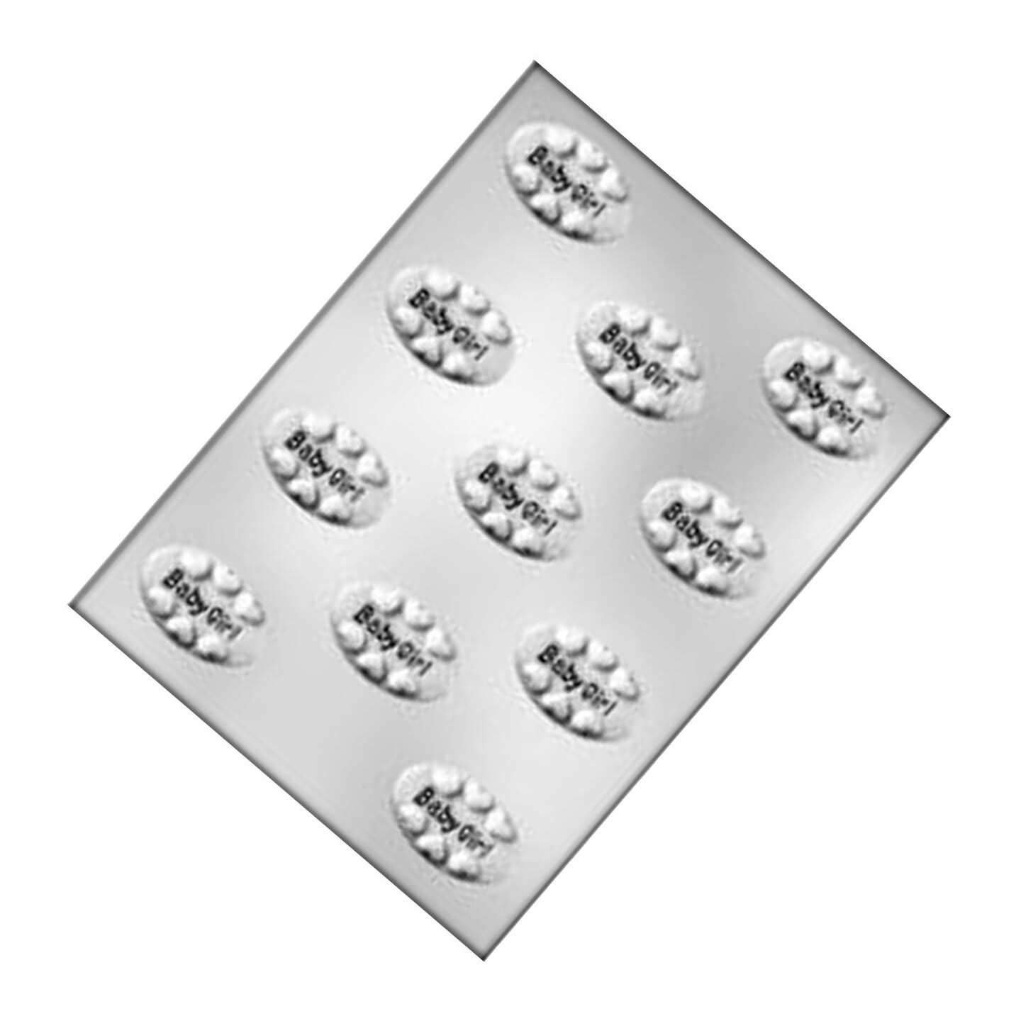 Oval Baby Girl Chocolate Mold
