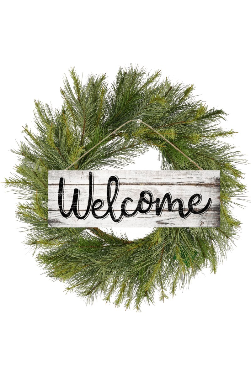 15&#x22; Wooden Sign: Welcome