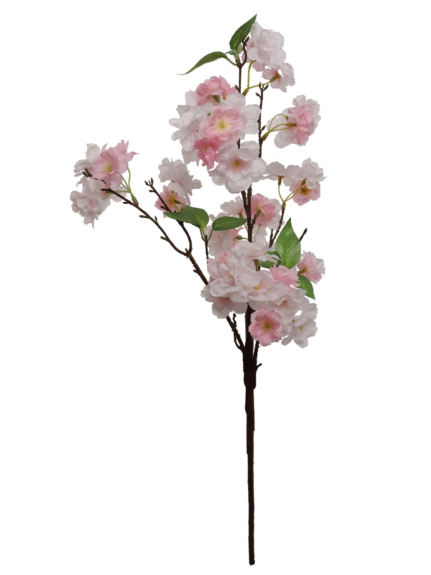 2PC 25” Artificial Cherry Blossom Spray – Light Pink Floral Stem