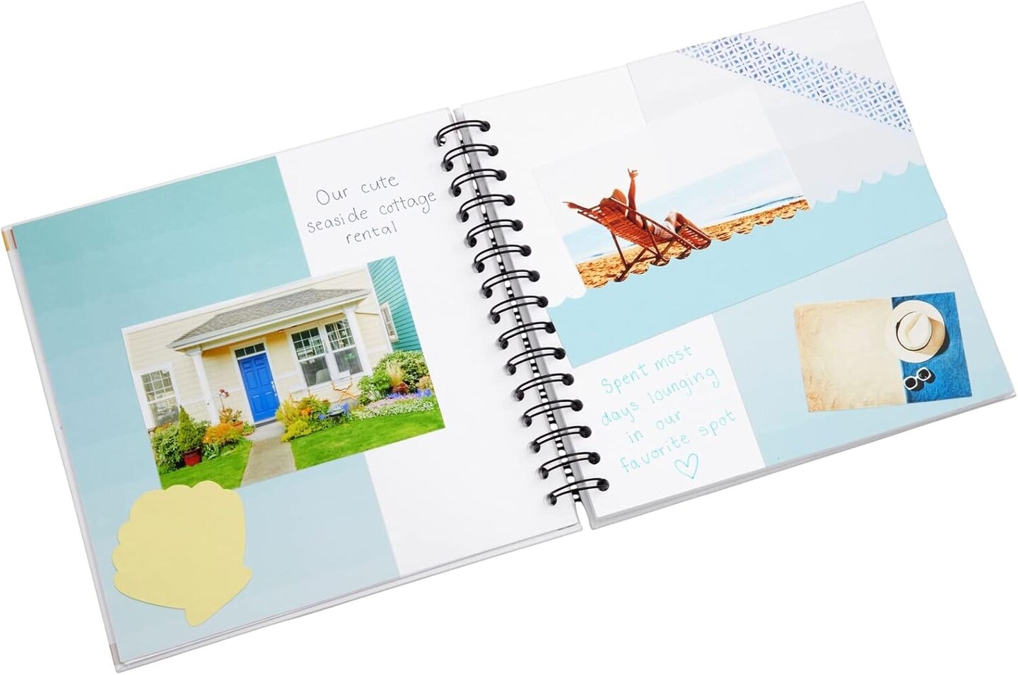 Scrapbook Photo Album for Family Photos, Wedding Guest Book, Anniversary (40 Sheets)