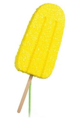 20&#x22; Foam Popsicle Pick: Yellow