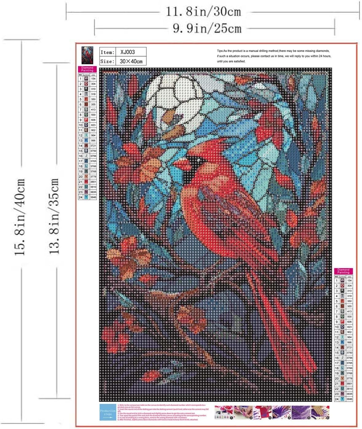 Diamond Painting Kits for Adults,Cardinal Bird 5D Diamond Art Kits Adults for Beginners,DIY Full Drill Diamond Dots with Diamonds Gem Art for Home Wall Decor 12x16inch