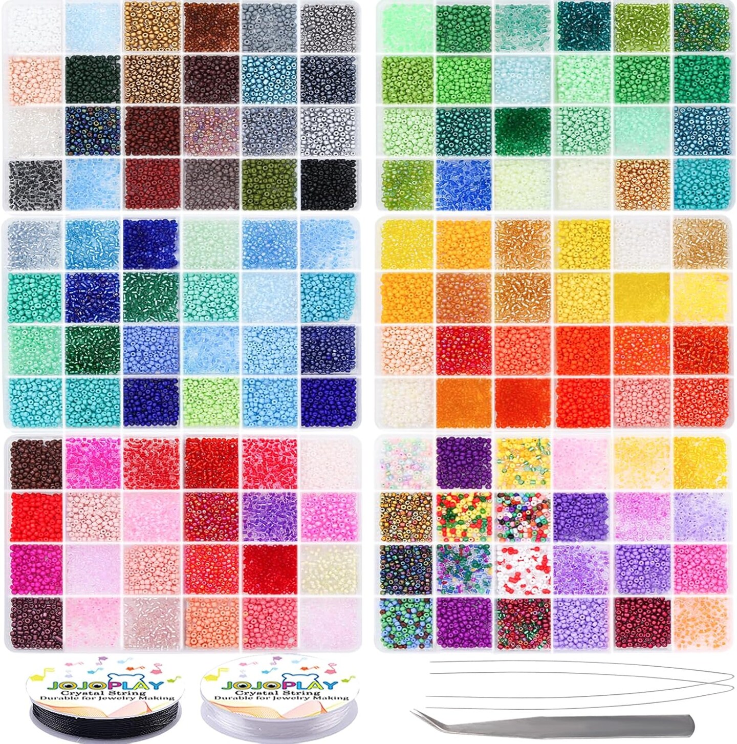Glass Seed Beads Kit 3mm Small Waist Beads